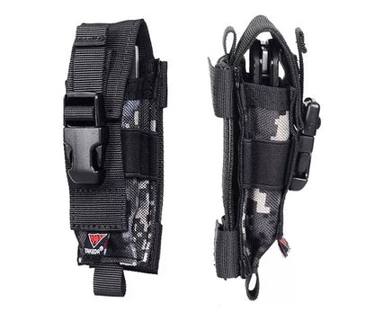 Multi-function mountaineering camping bodypack in durable nylon, available in mud and black ACU