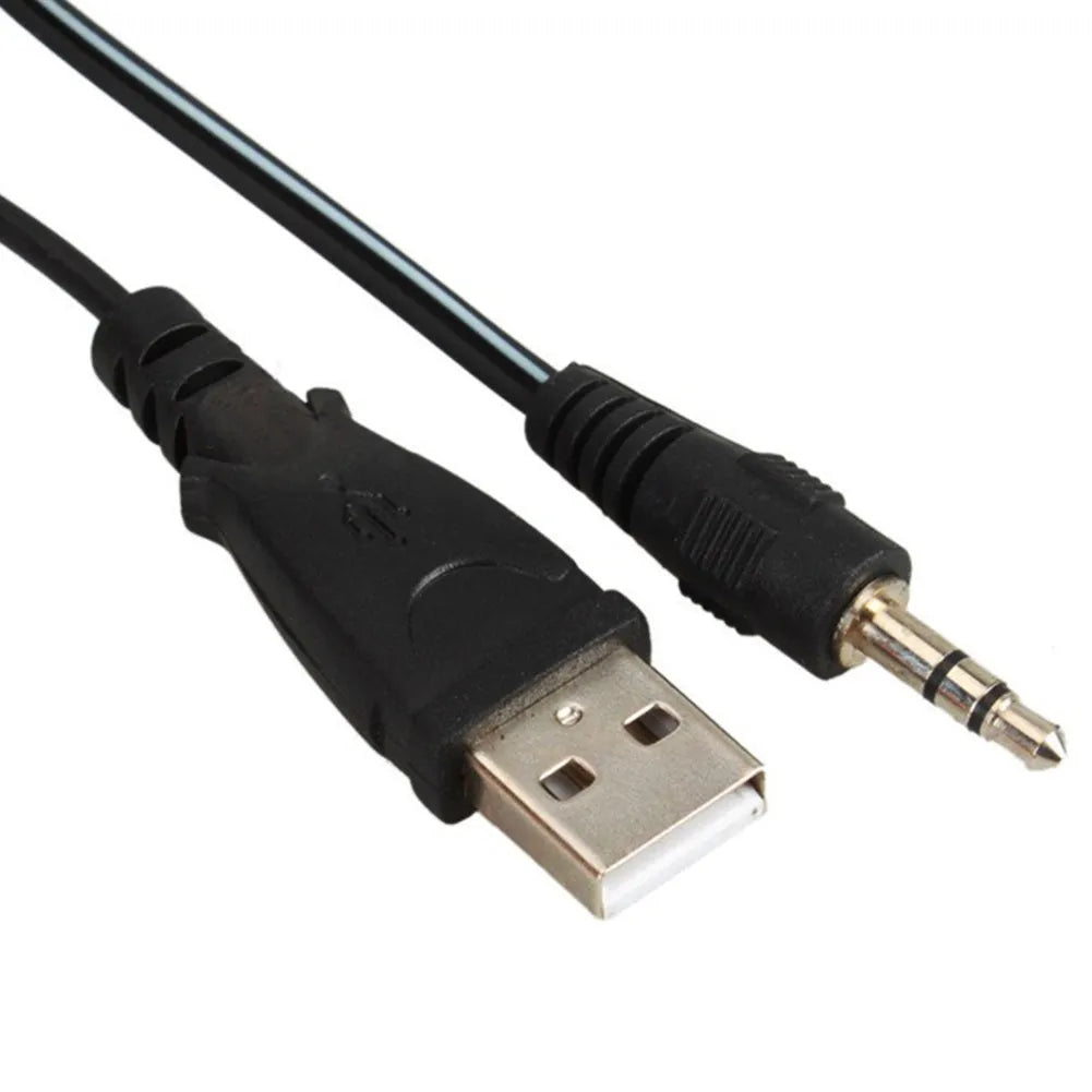 Black compact USB notebook mini speaker for laptop and computer audio enhancement.