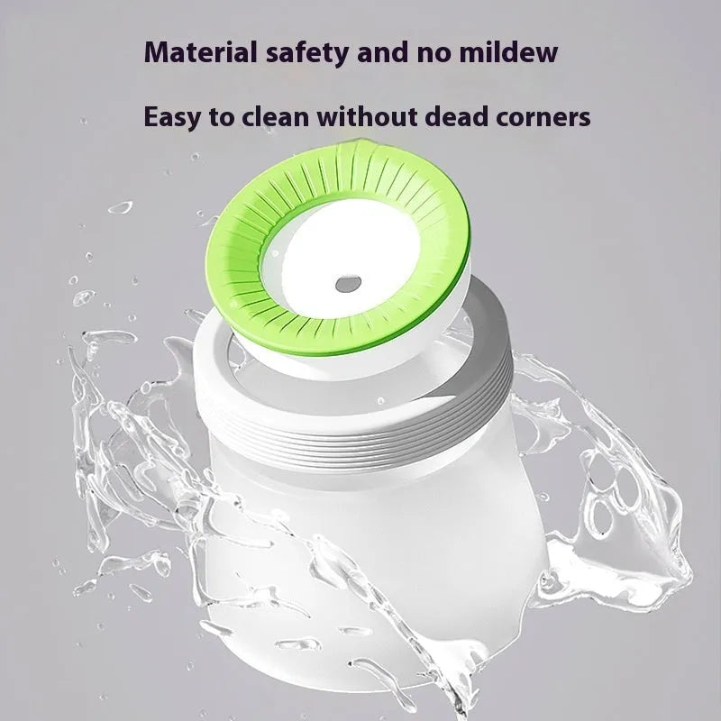 Suspended pet water bowl with non-wet mouth design for medium and small dogs and cats