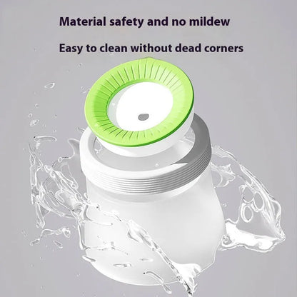 Suspended pet water bowl with non-wet mouth design for medium and small dogs and cats