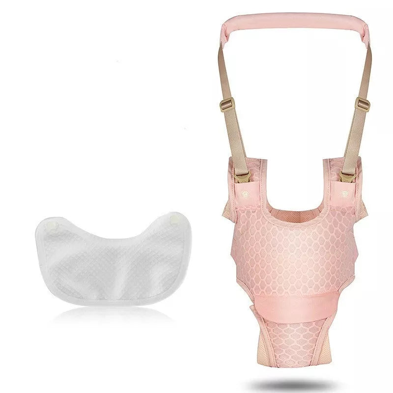 Adjustable baby toddler belt in mint blue and cherry pink with mesh or cotton options