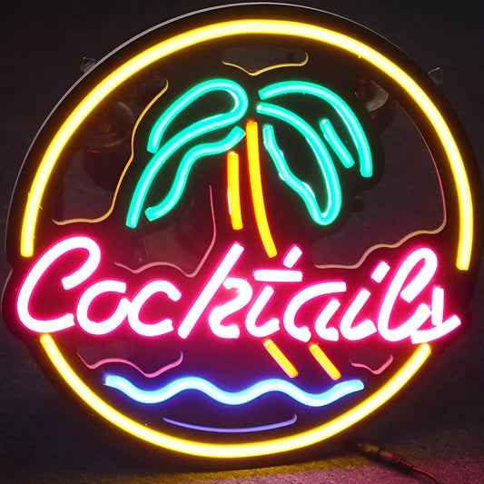 LED coffee neon billboard sign with bright colours and PVC shell for bar and shop decoration.
