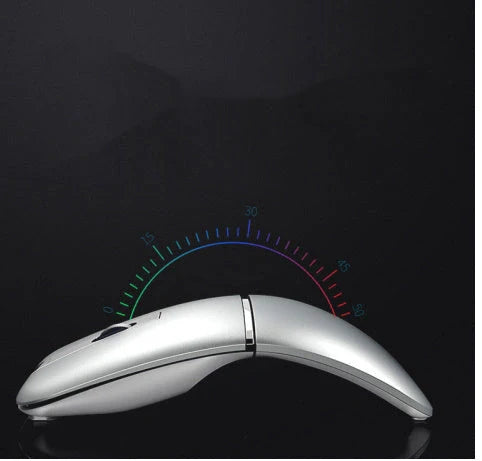 Dual-mode Bluetooth wireless mouse with folding design in various colors