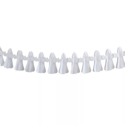 Halloween Paper Pull Flower decoration with yellow and black squash garland design