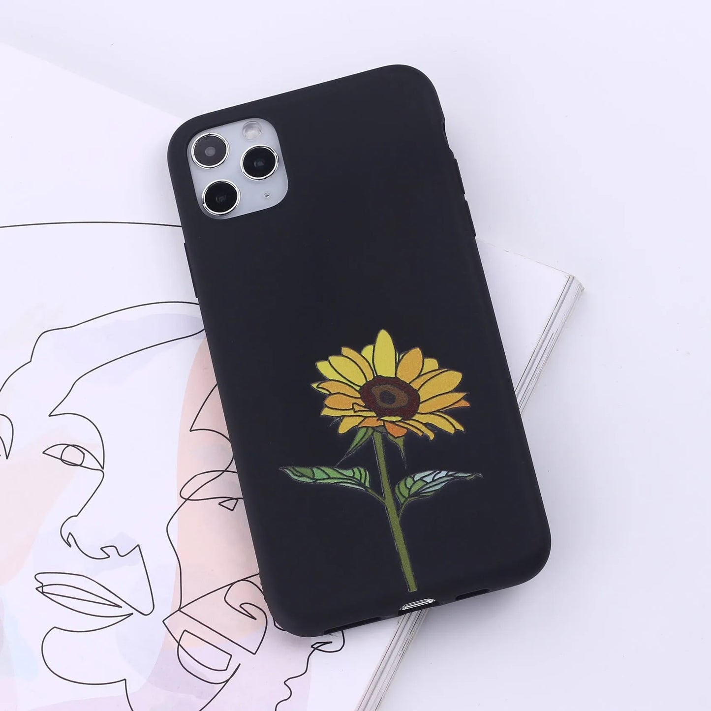 TPU mobile phone case for Apple iPhone in a selection of multi-colour painted back cover designs.