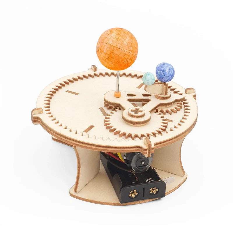 Wood Solar System Globe Model for kids science education