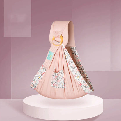 Cotton baby carrier sling in various colors for secure and comfortable baby carrying