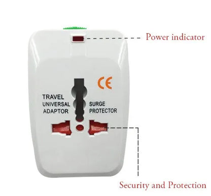 Multi-function conversion plug for global travel with UK, US, EU, AU socket compatibility