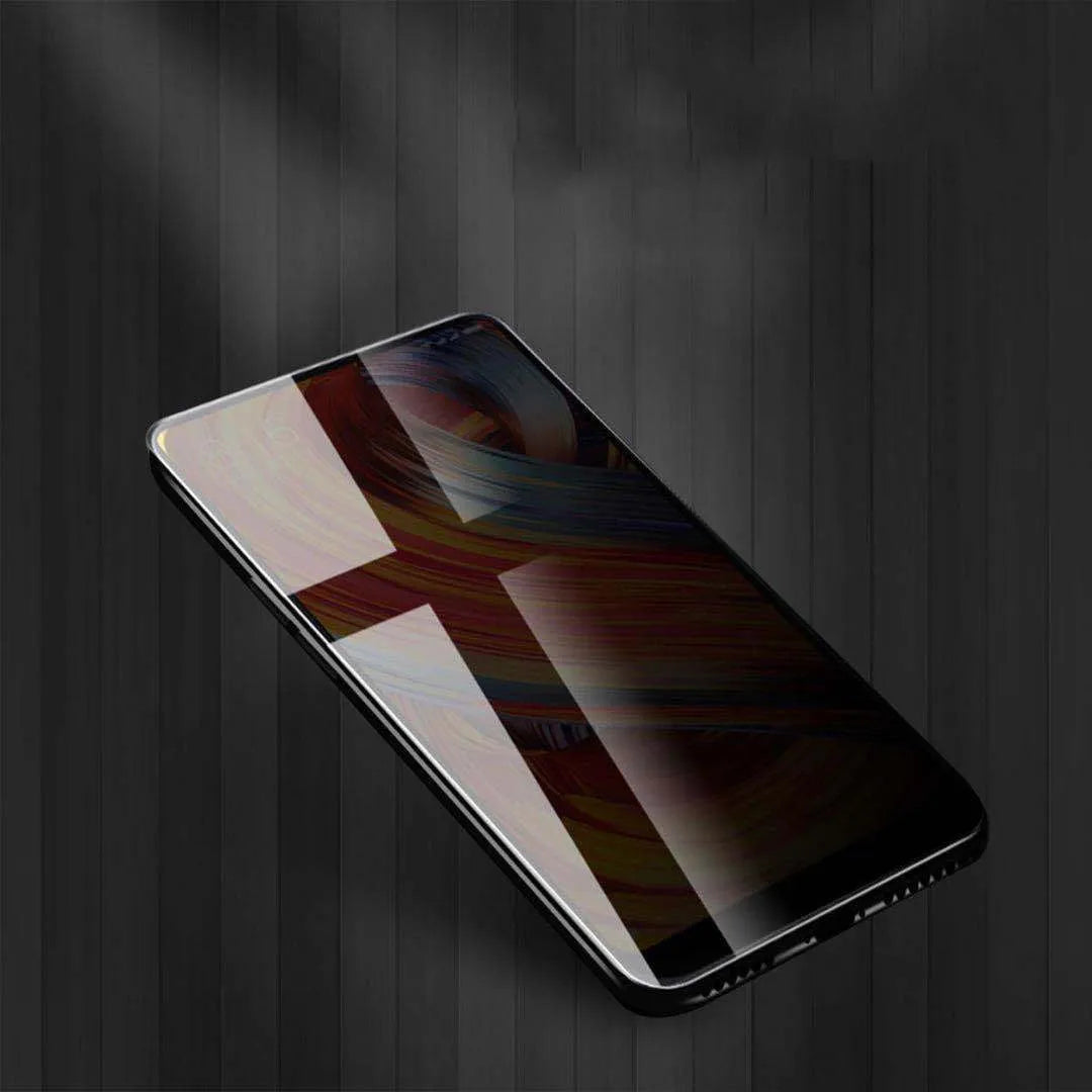 Black ceramic matte anti-peep screen protector film for iPhone with 30 degree privacy protection