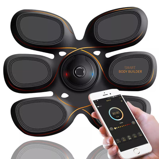 Intelligent abdominal muscle stick fitness device with gel sheets for core workout