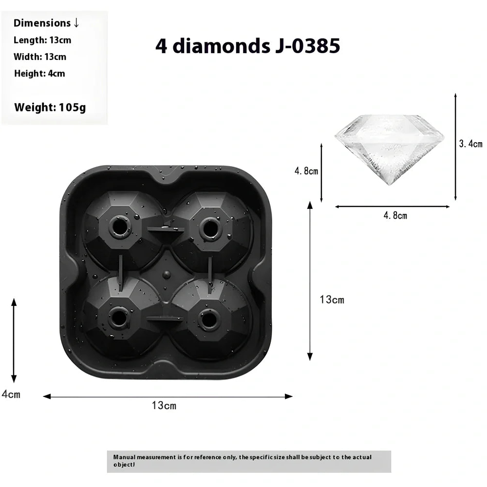 Silicone skull ice tray with detailed 3D cavities creating Halloween-themed ice sculptures