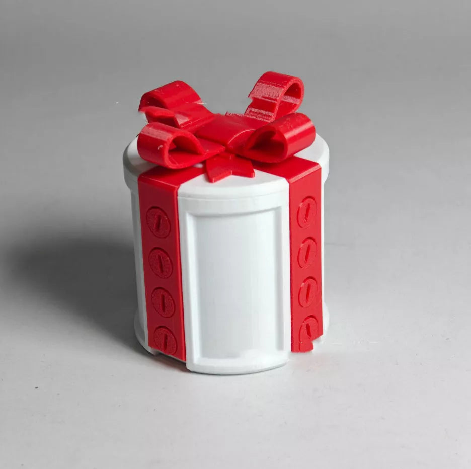 Creative 3D printed Valentine's Day gift box with bowknot design