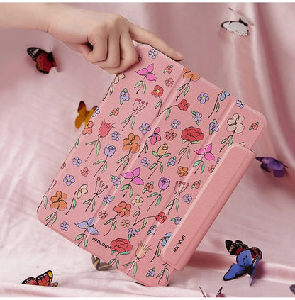 Magnetic suction flat shell protective sleeve for iPad Air 4 and iPad Air 5 tablets