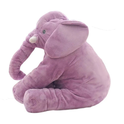 Elephant doll pillow baby comfort sleep toy in short plush with PP cotton filling, 60cm and 40cm sizes