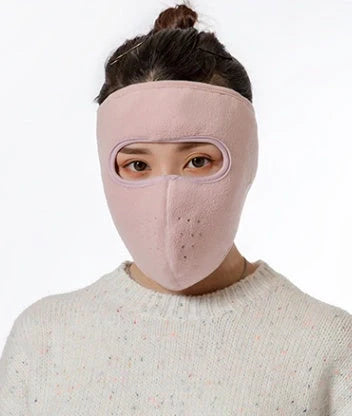 Breathable autumn and winter face masks made of premium microfiber for warmth and style
