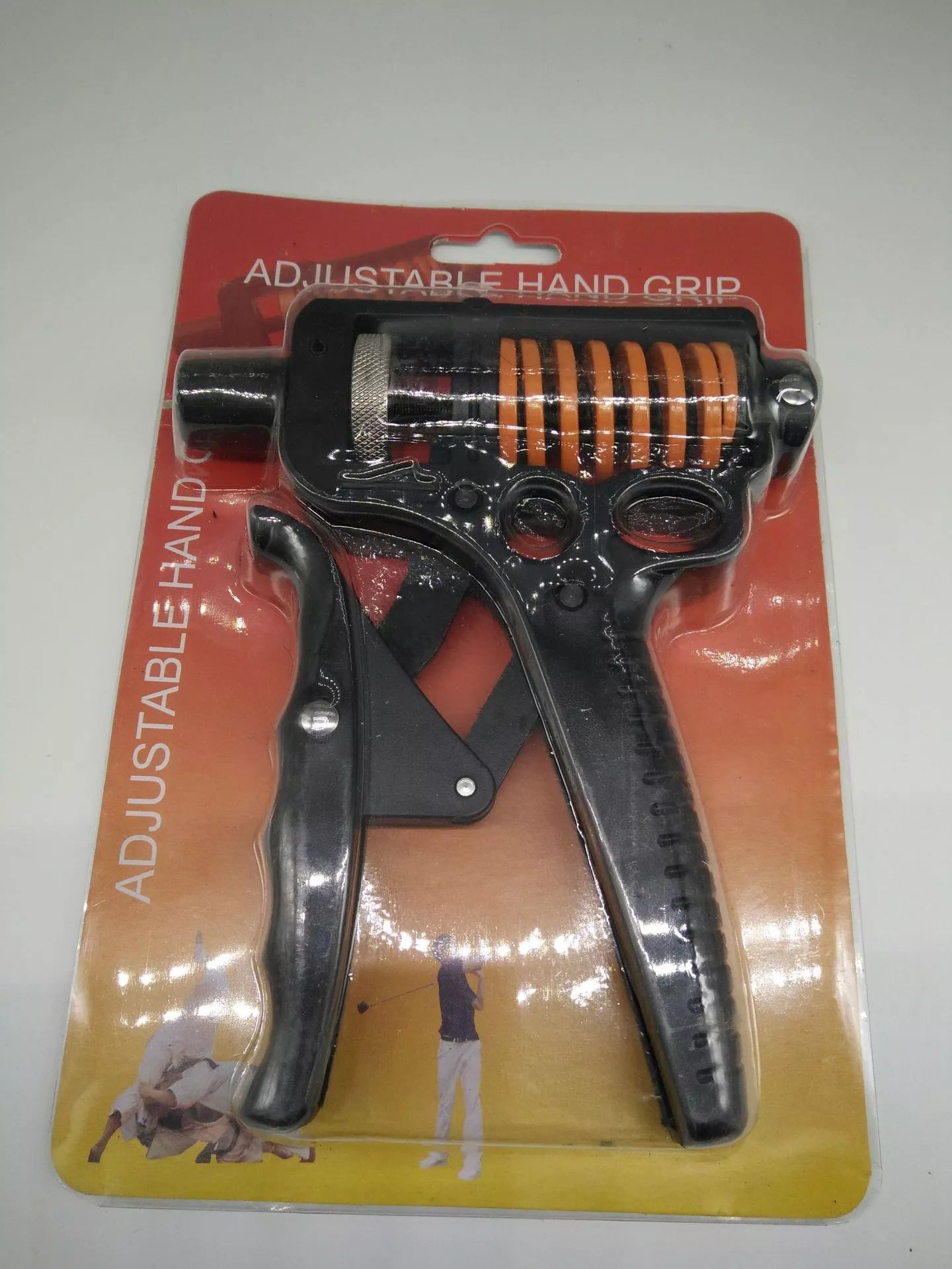 Adjustable Finger Trainer in black for grip strength and hand health