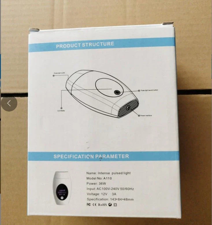 Laser Hair Remover with Adjustable Power Levels for Safe, Convenient Hair Removal