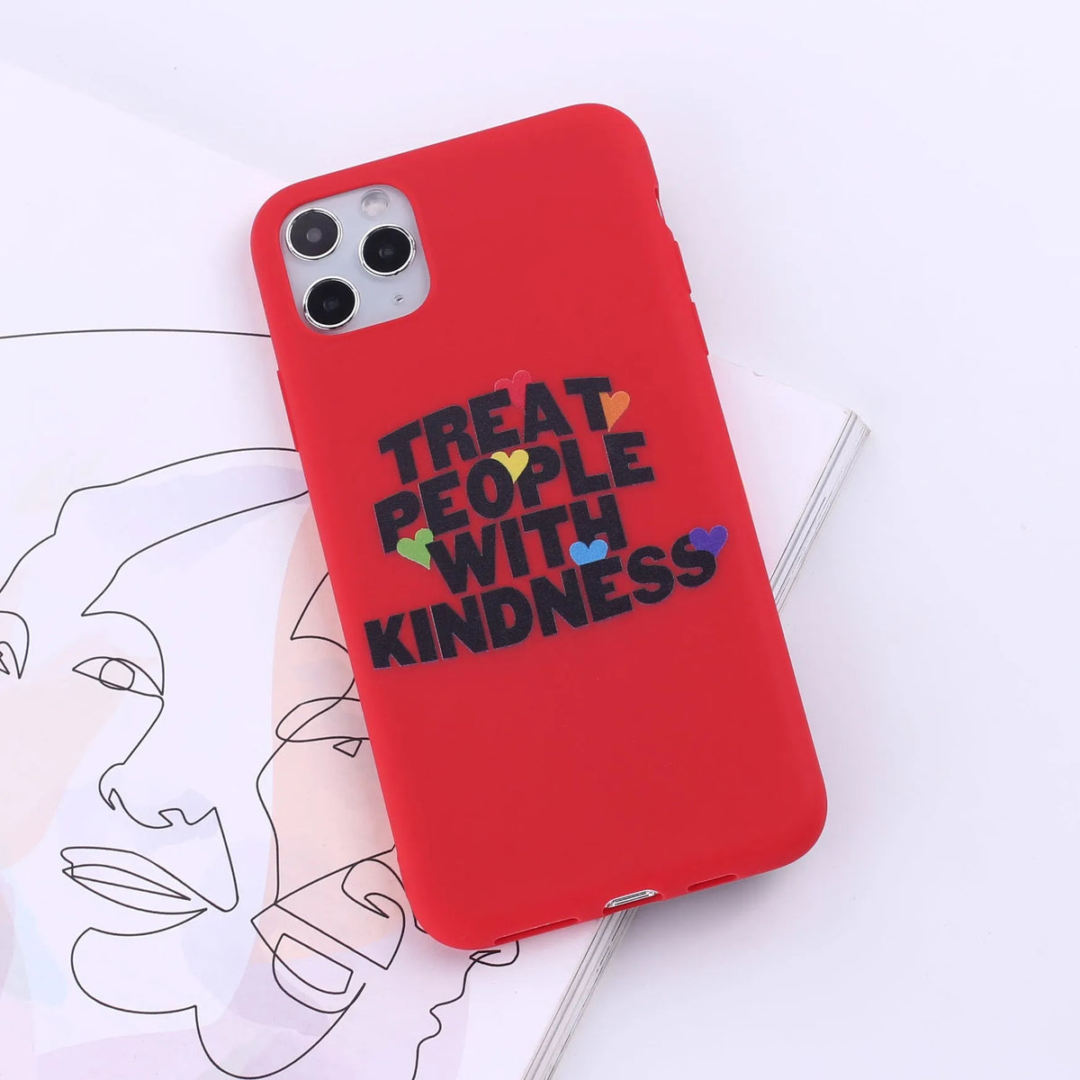 Printed TPU phone case with colourful design for iPhone and Samsung devices