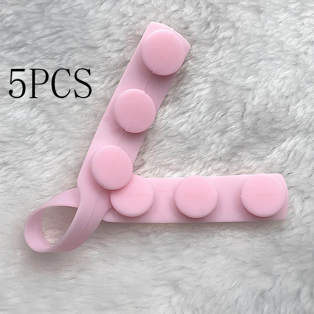 Silicone mask extension strap showing 1.5cm width and colour options including transparent