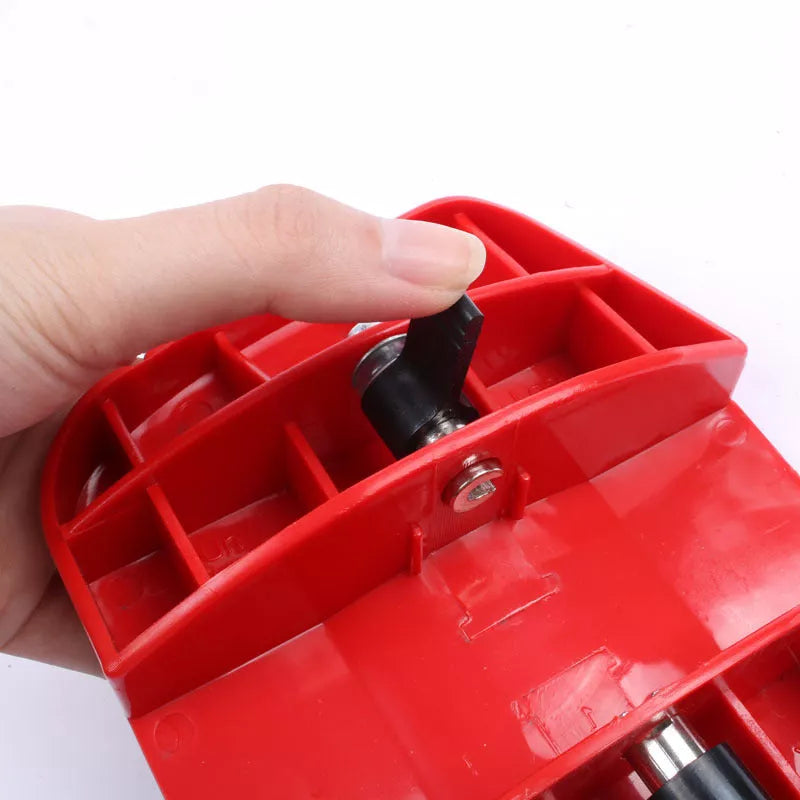 High Speed Drift Skateboard with ABS plastic wheels in Black Red