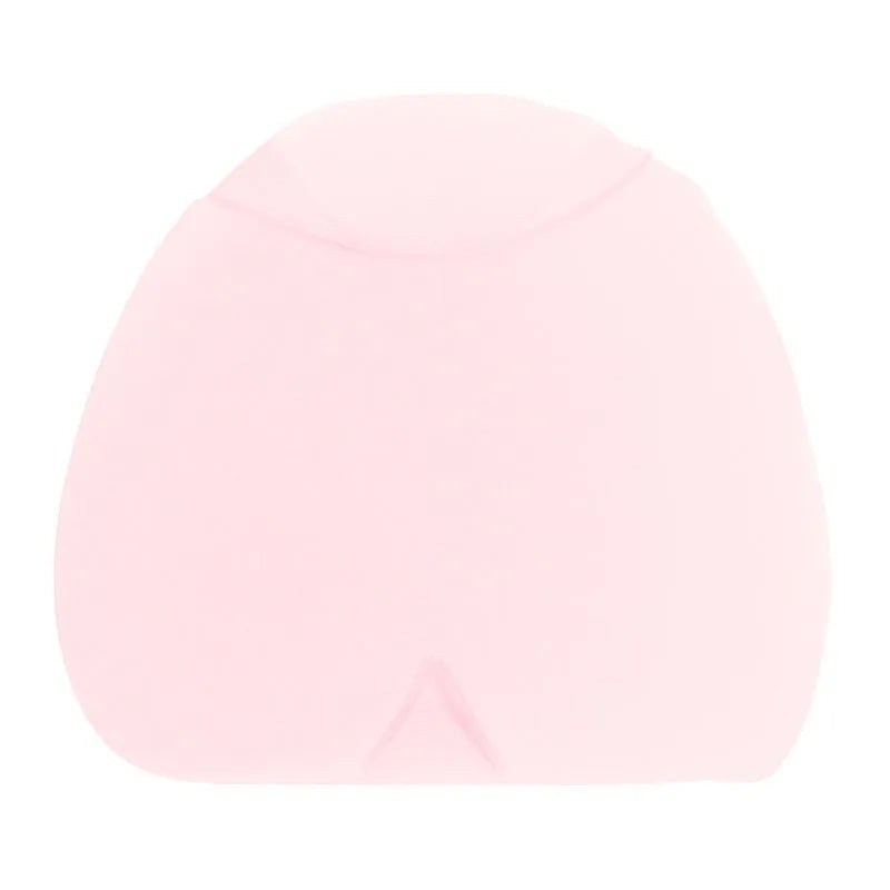 Simple solid colour cold compress cap in black, dark blue, or pink with fully enclosed design for head relief