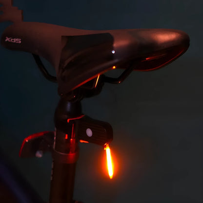 Waterproof USB charging riding taillight for bicycle and motorcycle modification in five colour options