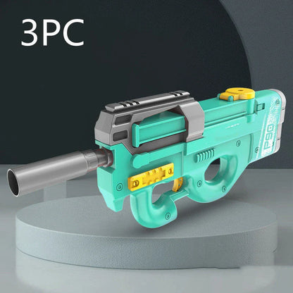 P90 Electric Water Gun with high-powered water stream, large capacity, and durable, leak-proof construction