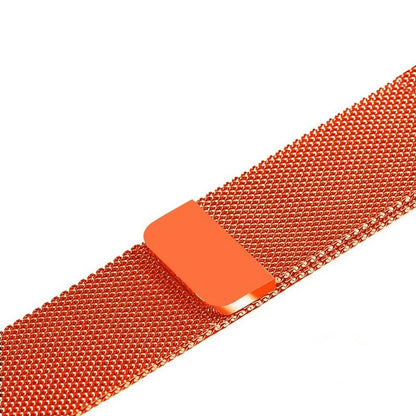 Military green NATO nylon watch strap with stainless steel buckle fitted on a silver watch case