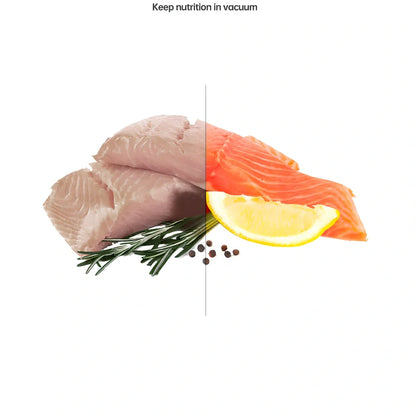 Black HP-9007 vacuum food sealer with 17x25cm bags, dimensions 14x35x5.5cm for home use