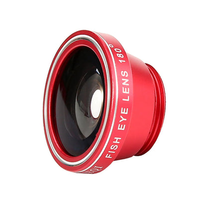 Mini camera lens clip attachment for mobile phones with wide-angle and macro lenses