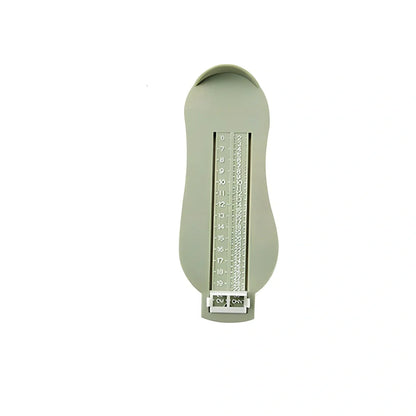 Blue children's foot measuring ruler with 0-20cm scale on ABS plastic 22.7x9x2.5cm