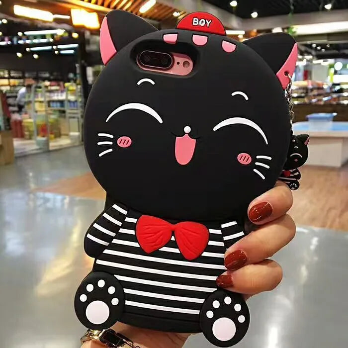 Soft silicone phone case with edge-proof design showing precise cutouts for ports and buttons