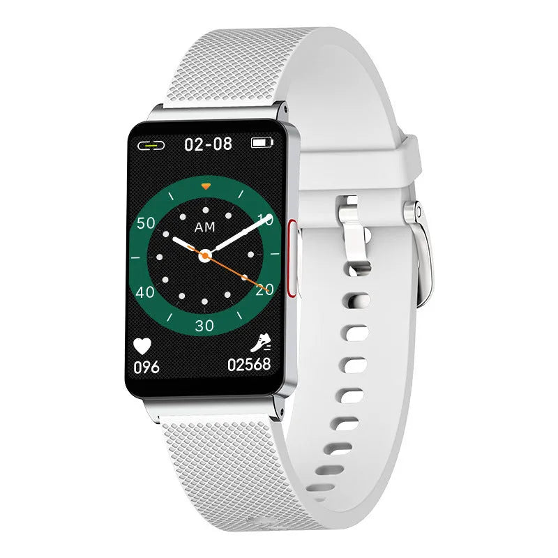 Blood Glucose EP08 Smart Bracelet in black with touch-type interface and TPU strap