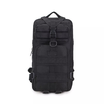 Camouflage outdoor backpack with durable 600D encrypted Oxford cloth, spacious for computers and clothes