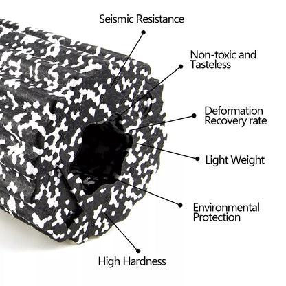 Gear Yoga Pillar in black and color mixing options, medium hardness EPP foam for yoga support