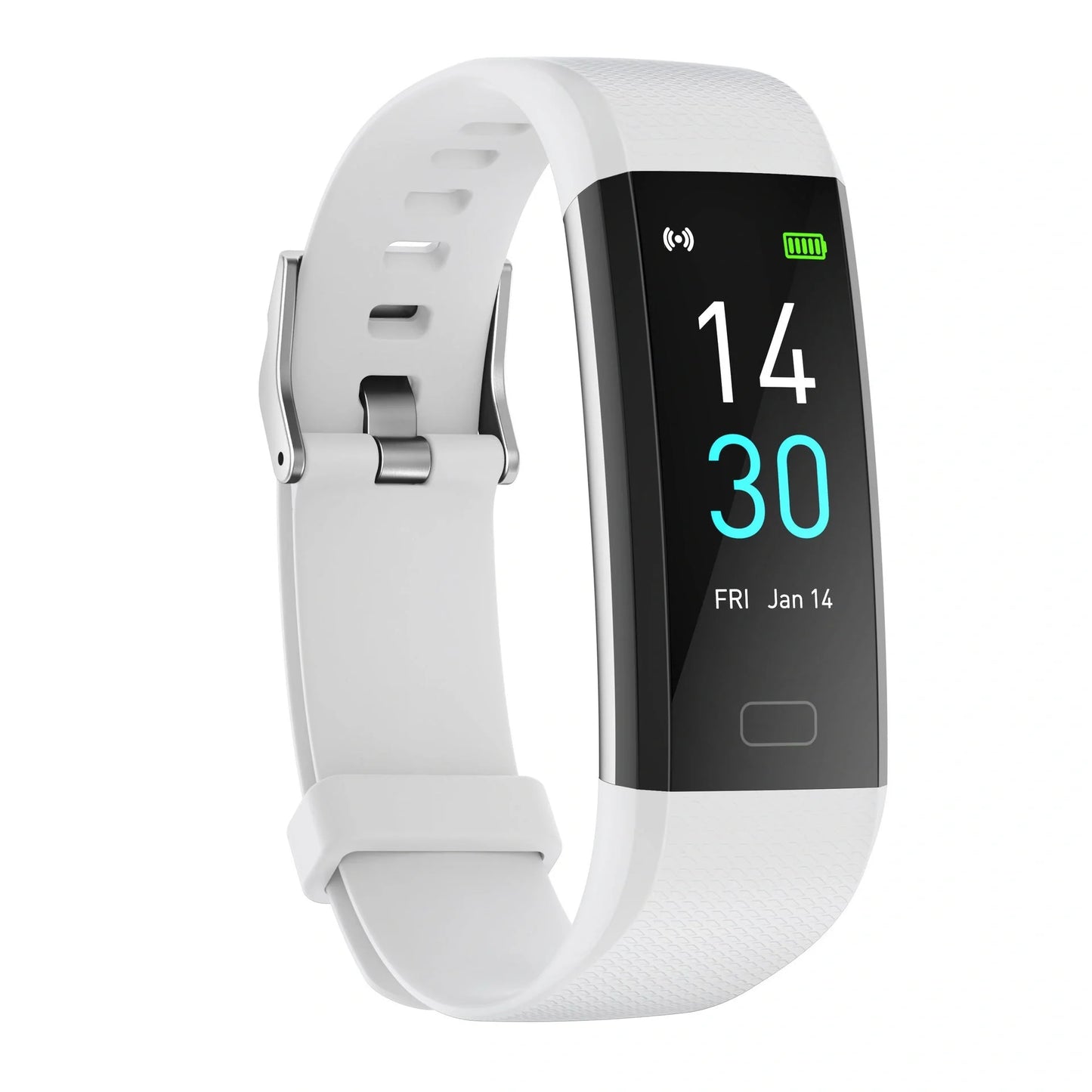 Smart watch with blood pressure and heart rate monitoring in multiple colors