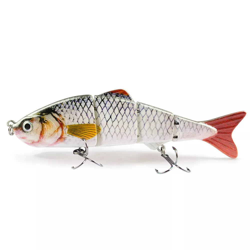 Luya Multi-section Fishing Bait: 16.5cm ABS Plastic Bionic Lure for effective fishing