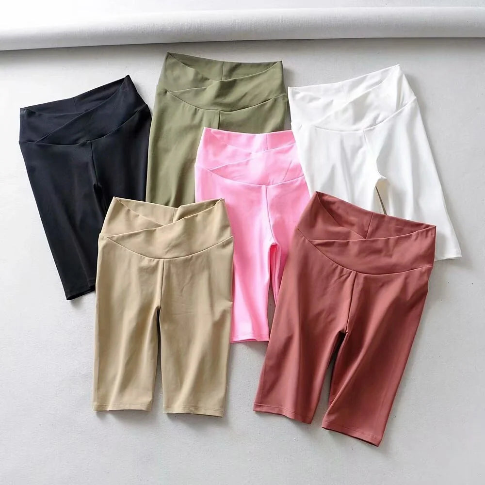 Cotton stretch pleated quick-drying fitness yoga pants in various colors and sizes