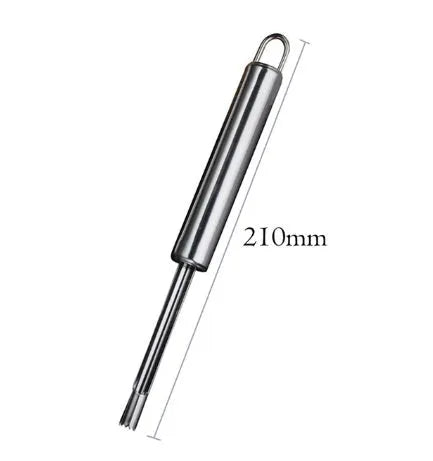 Stainless steel pineapple corer slicer kitchen tool with coloured ABS handle