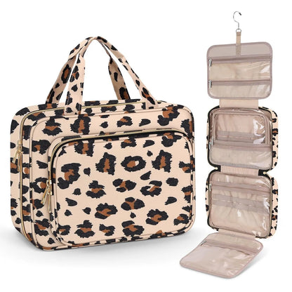 Waterproof polyester travel wash bag for cosmetics in multiple colour options