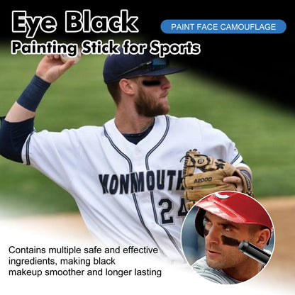 Sports eye black paint stick tube 15g for baseball athletes sweat-proof