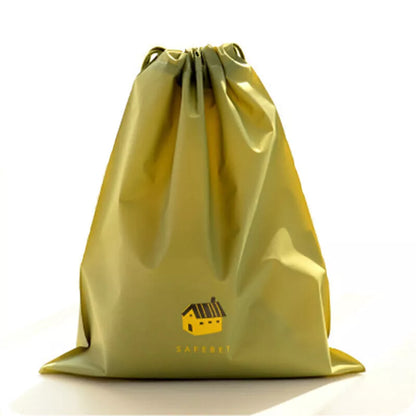 Animal Print Large Capacity Drawstring Cosmetic Storage Bag with waterproof oxford cloth