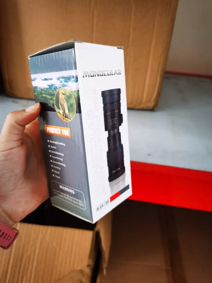 8-24x30 adjustable magnification spotting telescope for outdoor viewing