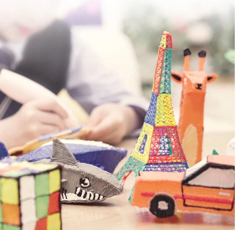 A versatile 3D printing pen with adjustable temperature, eco-friendly materials, and vibrant color options for unleashing your creativity.