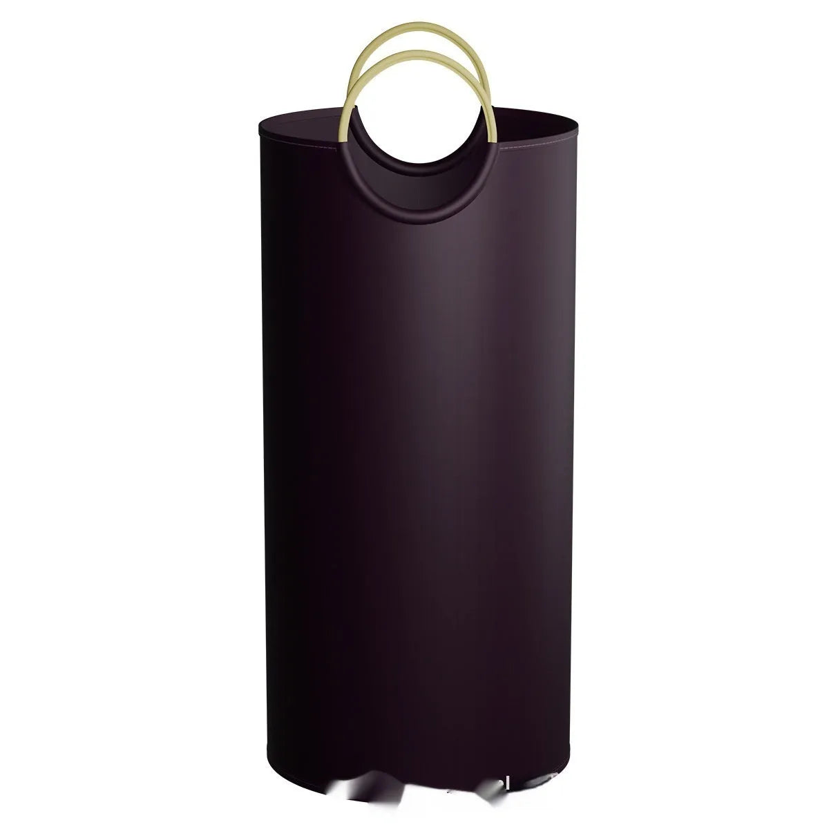 Round 38x72cm portable trash can with PP plastic construction and included garbage bag for office outdoor use