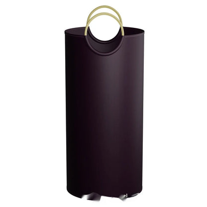 Round 38x72cm portable trash can with PP plastic construction and included garbage bag for office outdoor use