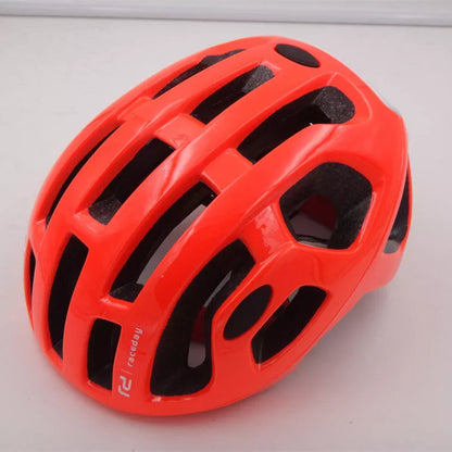 Adult bicycle helmet in vibrant colors with PC+EPS construction for safety and style