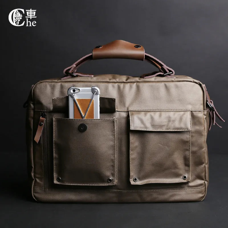 Dpark black single shoulder laptop bag for a 14 or 15 inch Lenovo laptop.