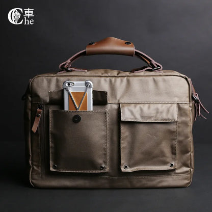 Dpark black single shoulder laptop bag for a 14 or 15 inch Lenovo laptop.