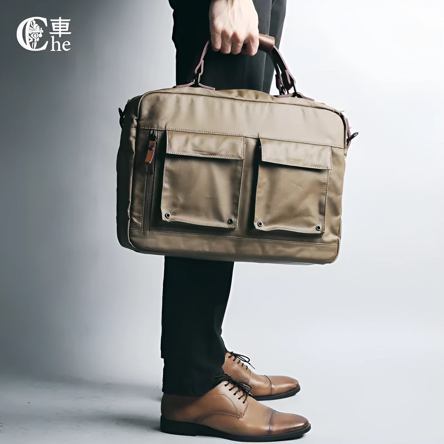 Dpark black single shoulder laptop bag for a 14 or 15 inch Lenovo laptop.